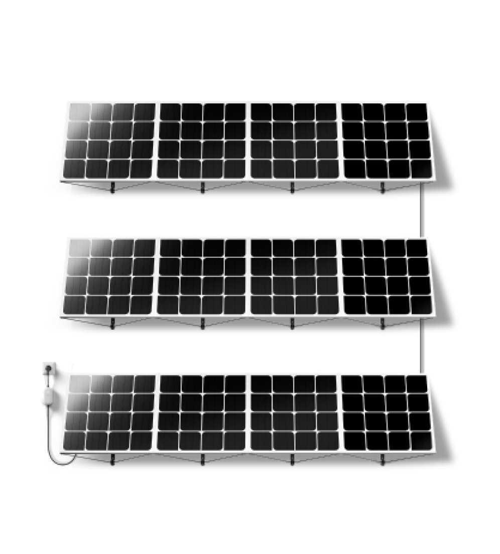 Kit solaire Plug and Play 900W - Beem Kit Max - Motif Floral