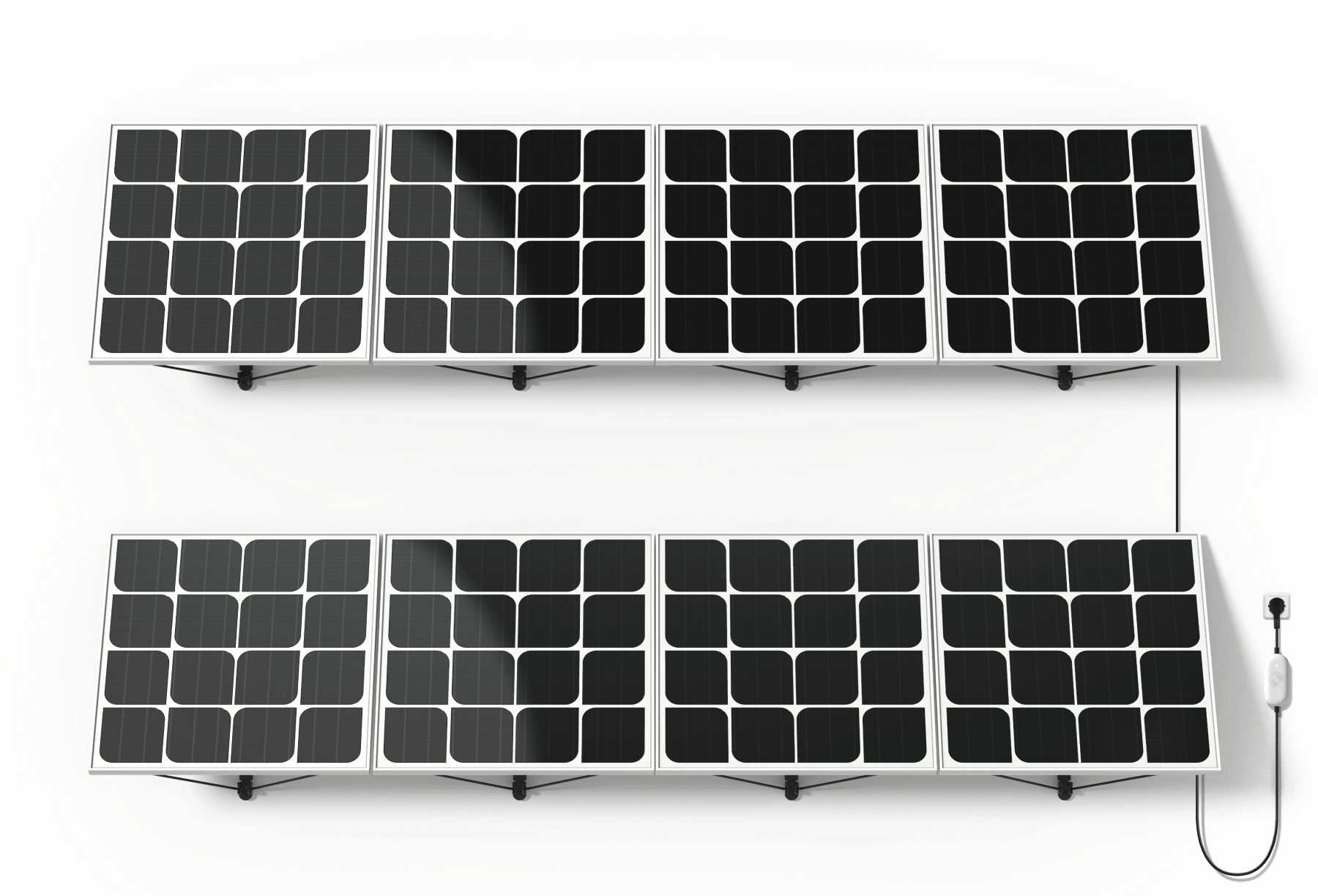 Kit solaire Plug and Play 600W - Beem Kit Duo - Motif Neutre