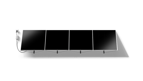 Kit solaire Plug and Play 420W - Beem Kit Solo - Motif Neutre (au mur)